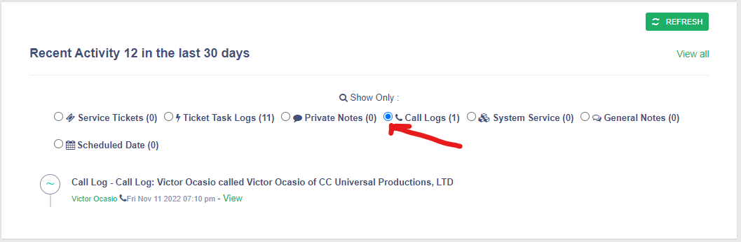 Viewing Contact Call Logs - #LucidTracLearn